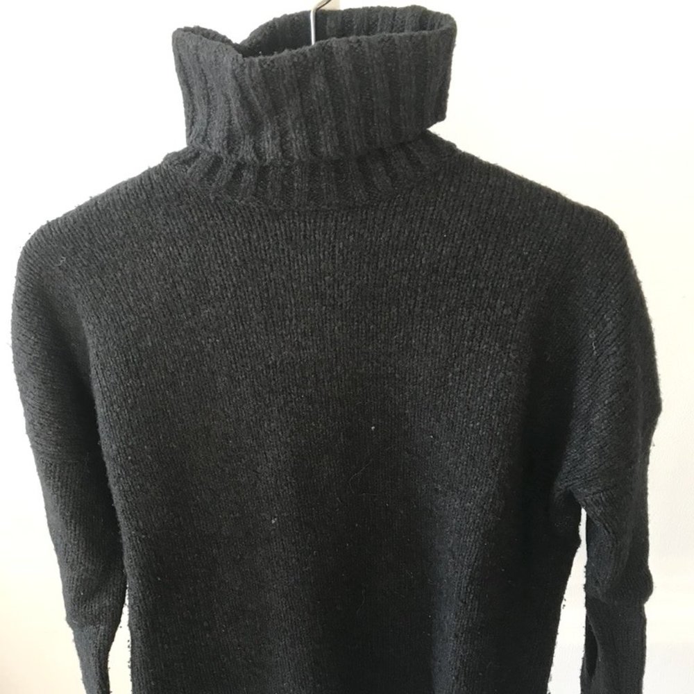 Vince Turtleneck Sweater Charcoal